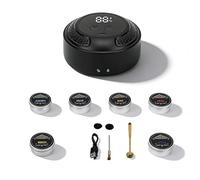 SENECESLI Kit de Ahumador de Whisky Eléctrico, Juego de Ahumador de Cócteles Recargable con 6 Astillas de Madera, sin Butano, sin Llama, para Cócteles Bourbon a la Antigua Usanza