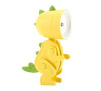SENECESLI Lámpara de Noche LED de Dinosaurio, Luz Nocturna de ángulo Ajustable para el Cuidado de los Ojos para Dormitorio, Material de Primera Calidad, 1 Unidad para Cambios de Pañales