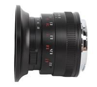 SENECESLI Lente de Cámara F2.0 de 12 Mm, Lente de Ajuste Preciso para ZVE-10 ZV-E1 A7II A73 (Black)