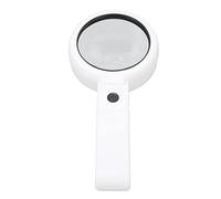 SENECESLI Lupa de Mano con Luz, Lupa LED Plegable Ajustable 22X 10X con Soporte, para Leer Joyería, Manualidades, Trabajo Cercano, Iluminada de Mano para Personas Mayores