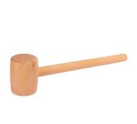 SENECESLI Martillo de Madera de Haya para Artesanía en Cuero, Alta Dureza para Mazo de Carpintero, Longitud Total de 2,8 Pulgadas para Entusiastas de la Artesanía en Cuero