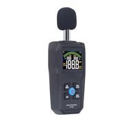 SENECESLI Medidor de Nivel de Sonido con Pantalla Retroiluminada en Color Dispositivo de Medición de Ruido de Amplia Aplicación para Sitio de Filmación y Control de Calidad Micrófono de Condensador