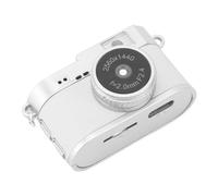 SENECESLI Mini Cámara Digital, 2K HD Pequeña Cámara de Llavero Retro con Pantalla a Color de 1,47 Pulgadas, Grabadora de Vídeo Compacta Vintage para Grabación de Estudio de Conciertos de (White)