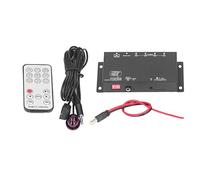 SENECESLI Mini MDVR de 4 Canales, Grabadora de Vídeo Digital Móvil con Control Remoto, Voltaje Amplio de 9-36 V para Vehículos, Autobuses Escolares, Camiones Cisterna