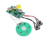 SENECESLI Módulo de Grabadora de Sonido Programable, Chip de Módulo de Grabación de Voz de Música de Bricolaje con Altavoz, 3 Minutos de Música Sana para Saludos Personalizados, Proyectos