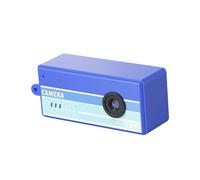 SENECESLI Pequeña Cámara Digital con Llavero, Mini Cámara con Llavero con Pantalla de 0,96 Pulgadas y 5 Filtros Retro, Grabación de Vídeo 1080P y Gran Angular de 130° para Fiestas de Viaje (Blue)