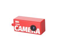 SENECESLI Pequeña Cámara Digital con Llavero, Mini Cámara con Llavero con Pantalla de 0,96 Pulgadas y 5 Filtros Retro, Grabación de Vídeo 1080P y Gran Angular de 130° para Fiestas de Viaje (Rojo)