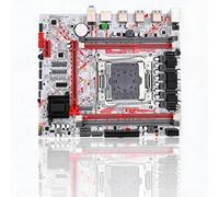 SENECESLI Placa Base X99, Placa Base LGA 2011-3 Micro ATX DDR3 para CPU E5 V3 V4 con 4 Ranuras DDR3 128GB, M.2 NVMe NGFF, 6 USB 2.0, SATA .0