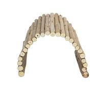 SENECESLI Puente Flexible de Madera para Hámster, Túnel Flexible de Primera Calidad para Cobayas y Hurones, Escondite de Madera Seguro para Jugar y Hacer Ejercicio (15 * 60CM)