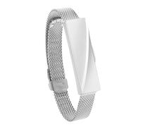 SENECESLI Pulsera de Salud Inteligente, Pulsera Inteligente, Rastreador de Actividad y Estado Físico Portátil, Monitoreo Continuo de Datos de Salud Durante Todo el Día, Mejora el Sueño, el (Silver)