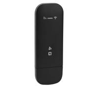 SENECESLI Punto de Acceso WiFi Móvil, Señal Estable 4g LTE USB USB Portable WiFi Alimentado con Ranura de Tarjeta SIM para Las Computadoras Portátiles Europeas (Black)