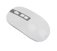 SENECESLI Ratón AI para ChatGPT, Ratón Inteligente con Escritura por Voz, Micrófono Integrado y Resumen de Traducción de Transcripción en Tiempo Real, Ergonómico Recargable para Trabajo (White)