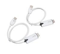 SENECESLI Receptor Transmisor HDMI Inalámbrico, Kit de Extensor de Vídeo HDMI Inalámbrico de Doble Banda 2.4G 5G para Proyector de PC Portátil, Adaptador Full HD Plug and