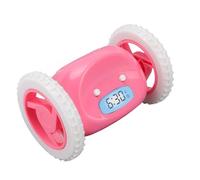 SENECESLI Reloj Despertador Extra Ruidoso con Ruedas, Reloj Despertador con Ruedas, Digital con Vibración Inteligente para Personas Que Duermen Mucho, Adultos, Niños y Adolescentes