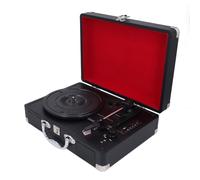 SENECESLI Retro Record Player, Vintage BT Record Playe 33 45 78 RPM para la Decoración del Hogar