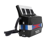 SENECESLI SENECESLI Acordeón de Piano de 17 Teclas Juguete Duradero de Nivel Básico para Niños Principiantes Regalo Portátil para Niños 9,1 X 9,1 X 3, Pulgadas (PURPLE) (PURPLE) (BLACK)