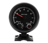 SENECESLI Tacómetro Medidor de Puntero de 0 a 8000 RPM con Luz de, Ideal para Motores de 4 Cilindros, Accesorio Duradero para Automóvil