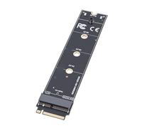 SENECESLI Tarjeta adaptadora SSD de 12 pines a M.2 KEY-M, repuesto para laptop OS X 2013-2017, compatible con transferencia de alta velocidad PCIe 4.0, Plug and Play