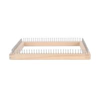 SENECESLI Tarjeta de Tejido de Madera, Robusto Profesional de Telar de Tejido de Madera para Bufanda para Chal (30 * 30 cm)