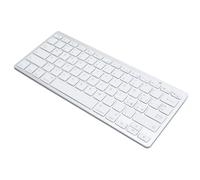 SENECESLI Teclado Bilingüe Alemán/francés/español/Italiano Inglés, Teclado Bluetooth Inalámbrico Ultradelgado, Teclado Portátil de Viaje para Tabletas, Portátiles y Teléfonos (Diseño QWETZ Italiano)