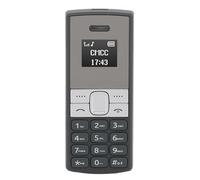 SENECESLI Teléfono Móvil Más Pequeño, 380 MAh Dual Sial Mark Stock Stock Stocked Voice Change Health Rays Band Miniaturur para Personas Mayores (Black)