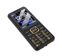 SENECESLI Teléfono Robusto 2G, Teléfono Desbloqueado para Personas Mayores/Niños, Pantalla de 2,4 Pulgadas, Teléfono Celular con Botones Grandes y Doble SIM con MP3, FM, Libro Electrónico, (Black)