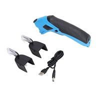 SENECESLI Tijeras Eléctricas Inalámbricas Recargables por USB, Herramienta de Corte Eficiente para Tela, Cuero, Lona de Plástico, Modelo 6.8VF para Corte de Cuero Suave