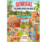 Senegal coloring book for kids with facts