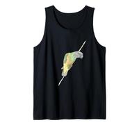 Senegal Parrot Acuarela Ilustración Camiseta sin Mangas