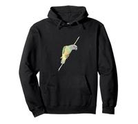 Senegal Parrot Acuarela Ilustración Sudadera con Capucha