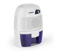 Senelux Potente deshumidificador de aire portátil de 500 ml, deshumidificador pequeño, eficiente y estable, humedad del hogar, absorbente de humedad portátil para habitaciones pequeñas, sótano