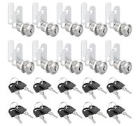 SENENQU 10 PZ Cerradura Buzon Universal 25mm - Cerraduras para Armarios con Llave - Cerradura Taquilla Vestuario para Buzón, Taquillas