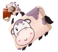 Senermter Almohadas para Dormir para niños, Almohada ergonómica para la Cama para niños, Almohada Plana Que no daña la Piel, Almohadas Transpirables y refrescantes para la Cama