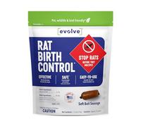 SENESTECH Evolve - Anticonceptivo de cebo suave a base de aceite de semilla de algodón para roedores, formulado para reducir la población dentro o cerca de tu hogar, 1.5 libras