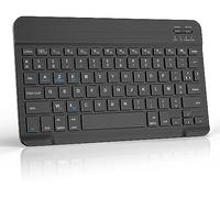 SENGBIRCH AZERTY francés teclado inalámbrico Bluetooth para iPad/Samsung/Lenovo Tablet 10,5 pulgadas, negro