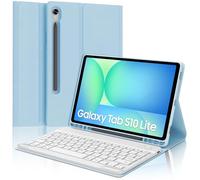 SENGBIRCH - Carcasa de teclado para Samsung Galaxy Tab S10 Lite de 10,9 pulgadas 2025 - AZERTY francés teclado desmontable inalámbrico Bluetooth, funda para Samsung Galaxy Tab S10 Lite AI Tablet, azul