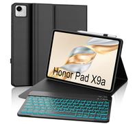 SENGBIRCH Funda con Teclado para Honor Pad X9a 11.5", Español Ñ Teclado QWERTY Diseño Retroiluminación para Honor Pad X9a 2025 11.5 Pulgadas, Magneticamente Desmontable Keyboard, Negro