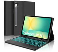 SENGBIRCH Funda con teclado para Samsung Galaxy Tab S10 FE 2025/S9 FE de 11.9 pulgadas, diseño del Reino Unido, 7 colores, teclado Bluetooth inalámbrico desmontable, cubierta protectora para Tab S9 de