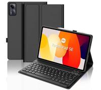 SENGBIRCH Funda con Teclado para Xiaomi Redmi Pad SE, Magneticamente Desmontable, Español Ñ Funda Teclado QWERTY Diseño para Redmi Pad SE 11 Pulgadas 2023, Negro