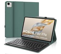 SENGBIRCH Funda de teclado para HONOR Pad X9a, 11.5 pulgadas 2025 - Teclado Bluetooth desmontable, funda protectora para Honor Pad X9a de 11.5 pulgadas con teclado inalámbrico, verde