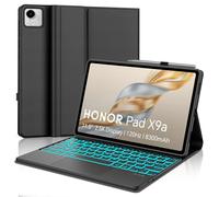 SENGBIRCH Funda de teclado para HONOR Pad X9a, 11.5 pulgadas 2025 - Teclado Bluetooth retroiluminado desmontable de 7 colores, funda protectora para Honor Pad X9a de 11.5 pulgadas con teclado