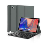 SENGBIRCH Funda Teclado para Samsung Galaxy Tab A9 8.7'' - Español Bluetooth Desmontable con Ranura para Bolígrafo, Verde Oscuro
