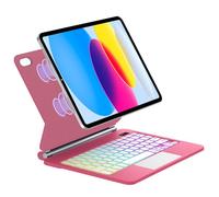 SENGBIRCH Magic Keyboard - Funda para iPad 11th A16 2025/10th 10.9 pulgadas 2022, diseño del Reino Unido, teclado Bluetooth retroiluminado, 7 colores, diseño magnético flotante para iPad 10.9 pulgadas
