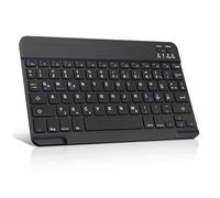 SENGBIRCH Teclado Bluetooth alemán para iPad 11 A16/10. 10.9"/Air 11/Air 13/Pro 11/Pro 12.9/Mini/iPhone. Teclado para Samsung/Huawei/Honor/Xiaomi/Redmi/Windows, ultrafino con cable Type-c