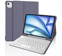 SENGBIRCH Teclado para iPad Air 11 M2,2024/M3,2025, Bluetooth Magnética Desmontable, Español Ñ Funda Teclado para iPad Air M2 2024/M3 2025 11 Pulgadas, Púrpura Lavanda