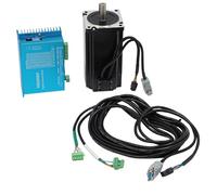 Sengfwin Kit de motor paso a paso Nema 34 Motor HBS860H Stepper Motor Driver Closed Loop Stepper Motor Driver con controlador y cable para impresora 3D para máquina de grabado CNC