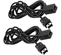Senhai Cables de extensión Aplicabilidad con Nintendo NES Classic Mini Edition Controlador, 2 Paquetes de 10 pies / 3 m Cables Extensibles para Wii Remoto y Wii Nunchuck Controlador