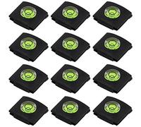 SENHAI Juego de 12 fundas de zapata caliente, linterna de cámara, cubierta de zapata de burbuja de nivel de burbuja para Canon, Nikon, Panasonic, Fujifilm, Olympus, Sigma, PENTAX, DSLR SLR