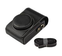 SENHE Bolsa portátil de 3 colores para cámara, bolso de mano de piel sintética con correa para el hombro GR2/GR3RX100/II/III/IV/V/VII/ZV1 apto para Ricoh Fit para Sony, b