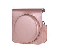 SENHE Funda protectora para cámara de piel sintética con correa ajustable para el hombro, accesorio para cámara Fujifilm Instax Square SQ6, verde oscuro